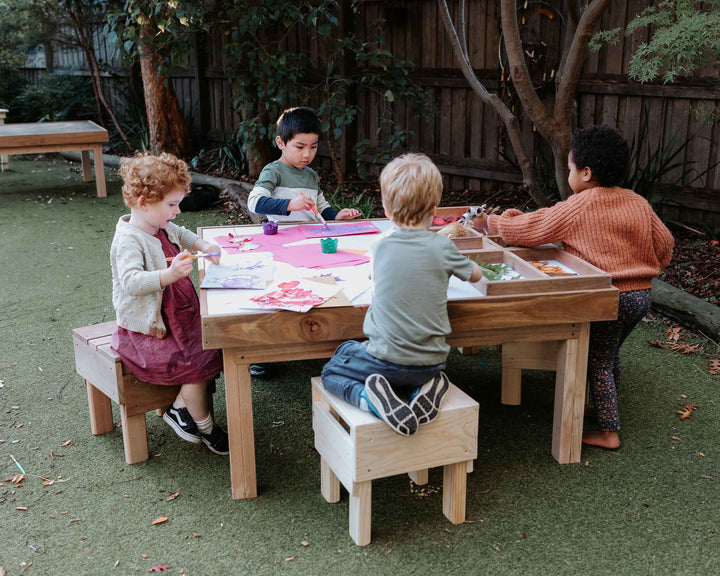 Art Play for kids including play tables and chalkboards