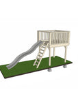 Raised platform 1800 x 1800mm size with slide