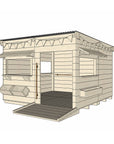 Commercial Signature Style: Accessible Flat Roof Cubby Houses