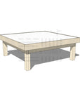 Pine arts and craft table 1200 x 1200mm and 450mm height