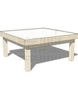 Pine arts and craft table 1200 x 1200mm and 550mm height