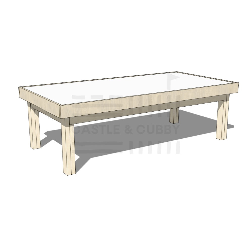 Pine arts and craft table 1800 x 900mm and 550mm height