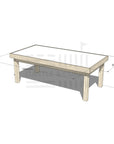 Pine wooden multipurpose arts and craft table 1800 x 900mm and 650mm height with dimensions