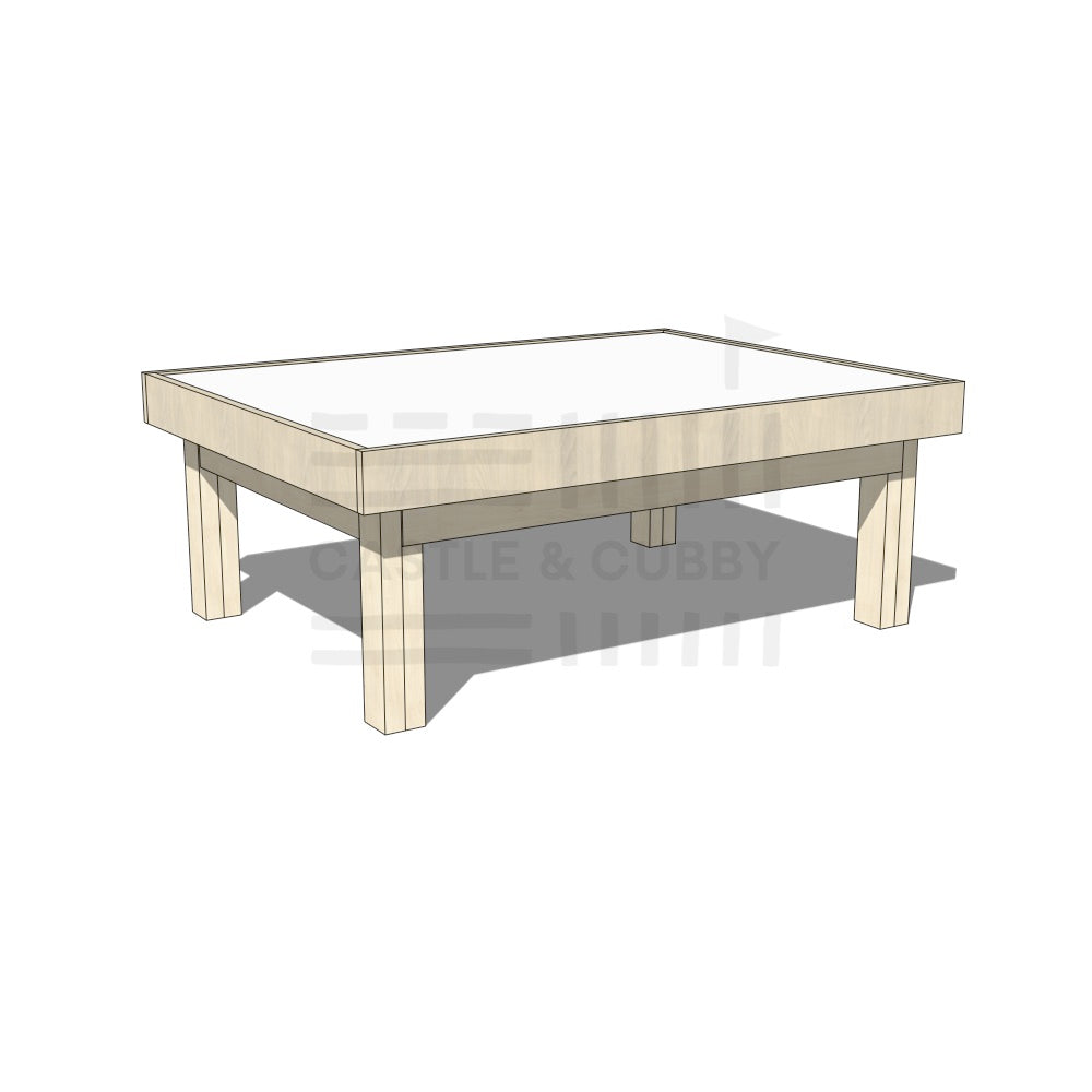 Pine arts and craft table 900 x 1200mm and 450mm height