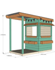 Bakery Cubby House with Front Verandah
