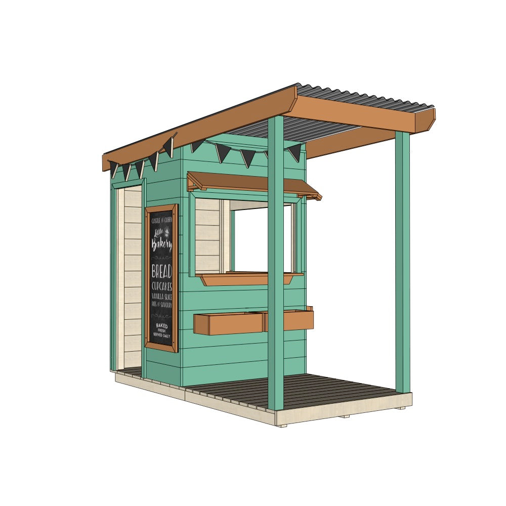 Bakery Cubby House with Front Verandah