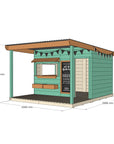 Bakery Cubby House with Front Verandah