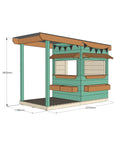 Bakery Cubby House with Front Verandah