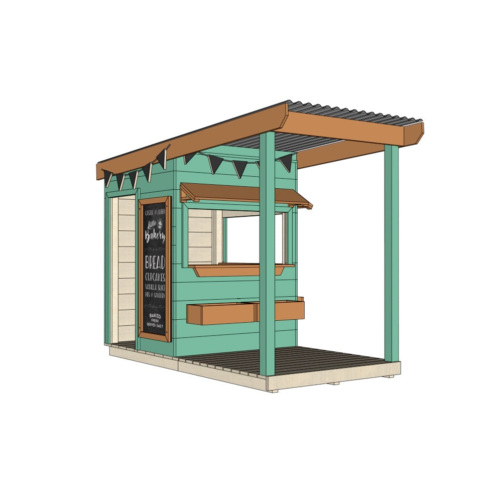 Bakery Cubby House with Front Verandah