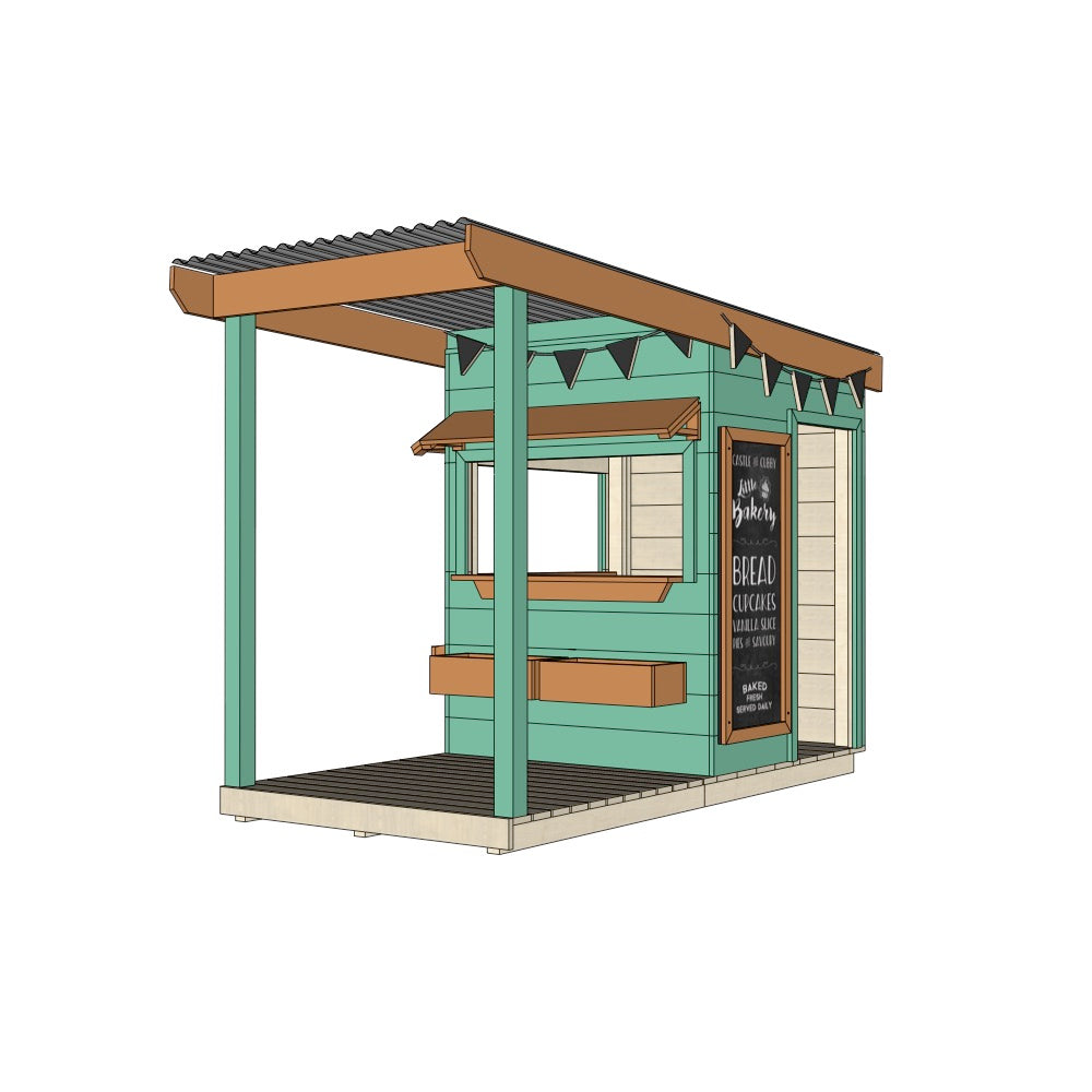 Bakery Cubby House with Front Verandah