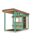Bakery Cubby House with Front Verandah
