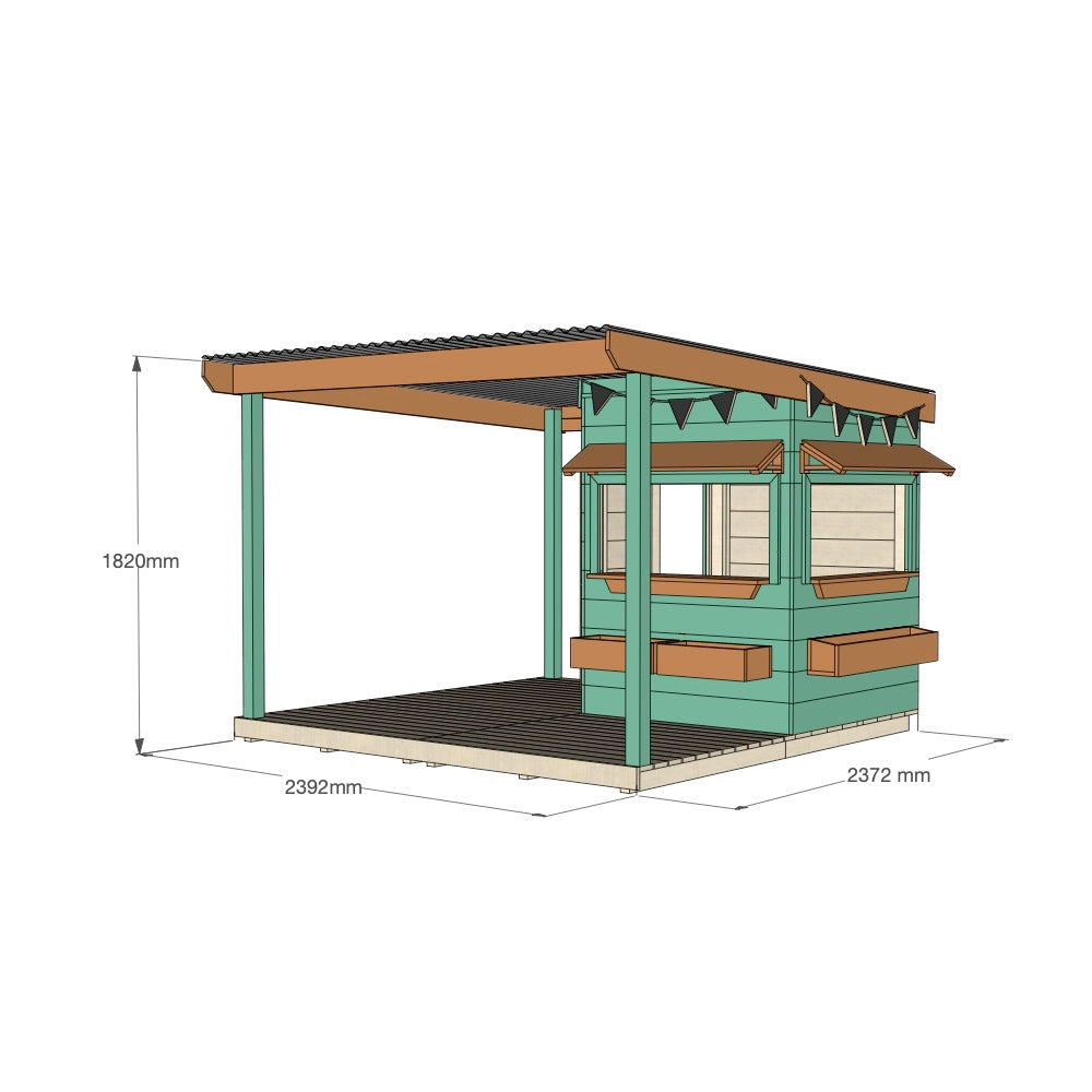 Bakery Cubby House with Wraparound Verandah