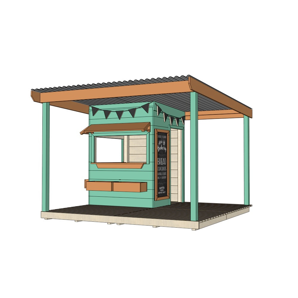 Bakery Cubby House with Wraparound Verandah