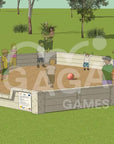 Outdoor Timber Gaga Ball Pit (Std & Accessible Entries)