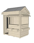 Commercial Signature Style: Pitched Roof Wooden Cubby Houses