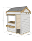 Commercial Signature Style: Pitched Roof Wooden Cubby Houses