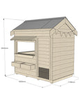 Commercial Signature Style: Pitched Roof Wooden Cubby Houses