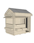 Commercial Signature Style: Pitched Roof Wooden Cubby Houses