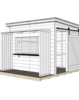 Mister Zimi 'Mini Zimi' Cubby House - Commercial