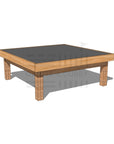 Hardwood chalkboard drawing table 1200 x 1200mm and 450mm height