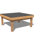 Hardwood chalkboard drawing table 1200 x 1200mm and 550mm height