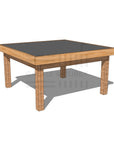Hardwood chalkboard drawing table 1200 x 1200mm and 650mm height