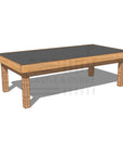 Hardwood chalkboard drawing table 1800 x 900mm and 550mm height