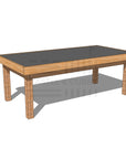 Hardwood chalkboard drawing table 1800 x 900mm and 650mm height