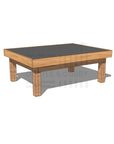 Hardwood chalkboard drawing table 900 x 1200mm and 450mm height