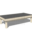 Pine chalkboard drawing table 1800 x 900mm and 450mm height
