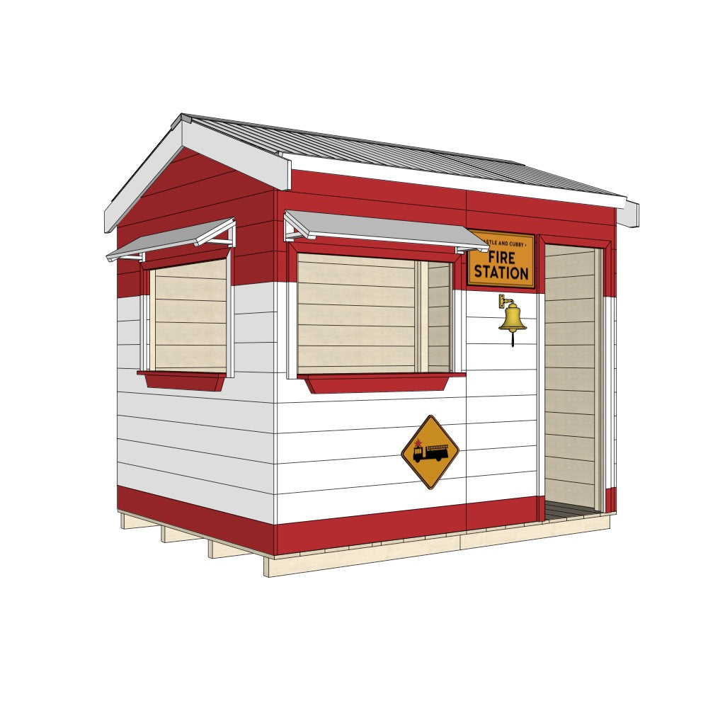 Fire Station Cubby House