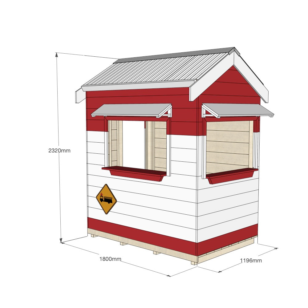 Fire Station Cubby House