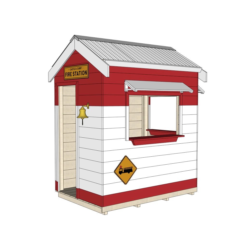 Fire Station Cubby House