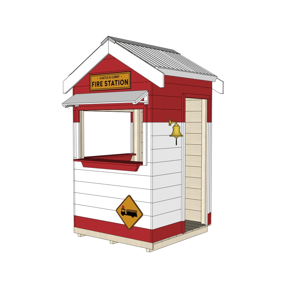 Fire Station Cubby House