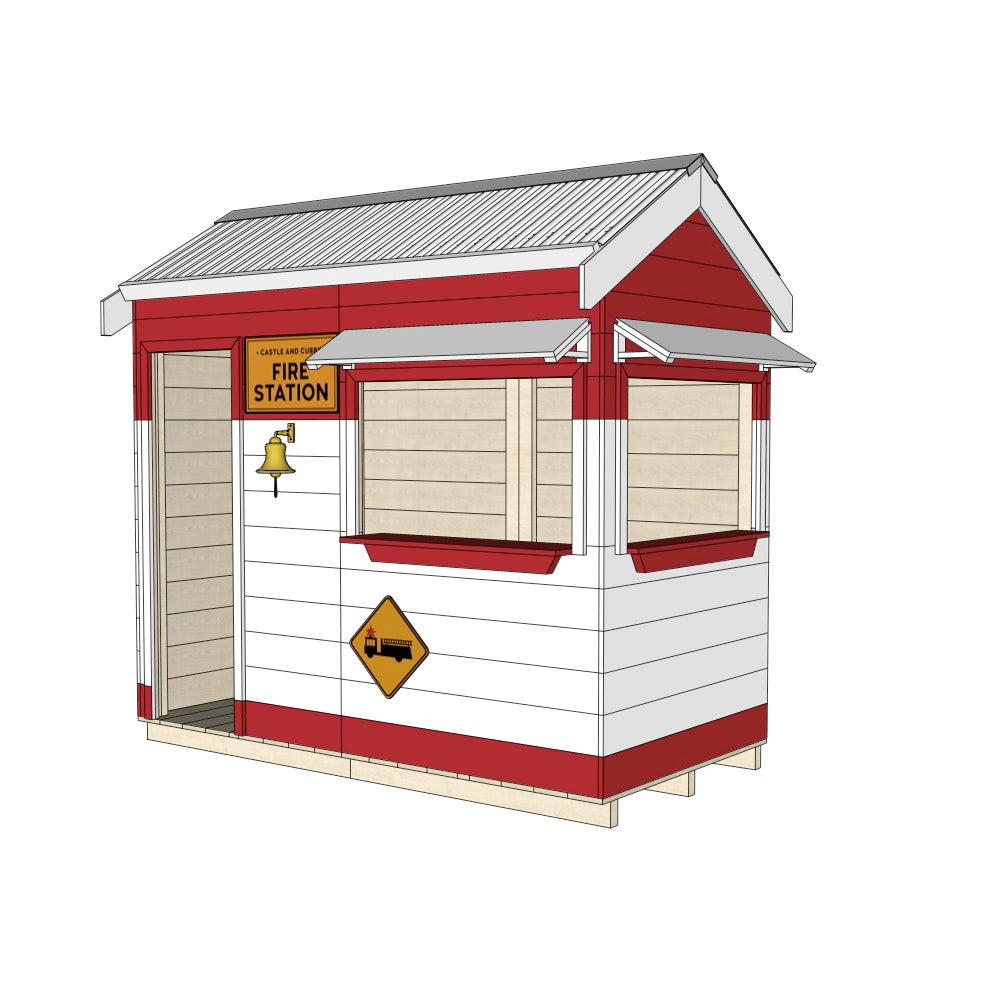 Fire Station Cubby House