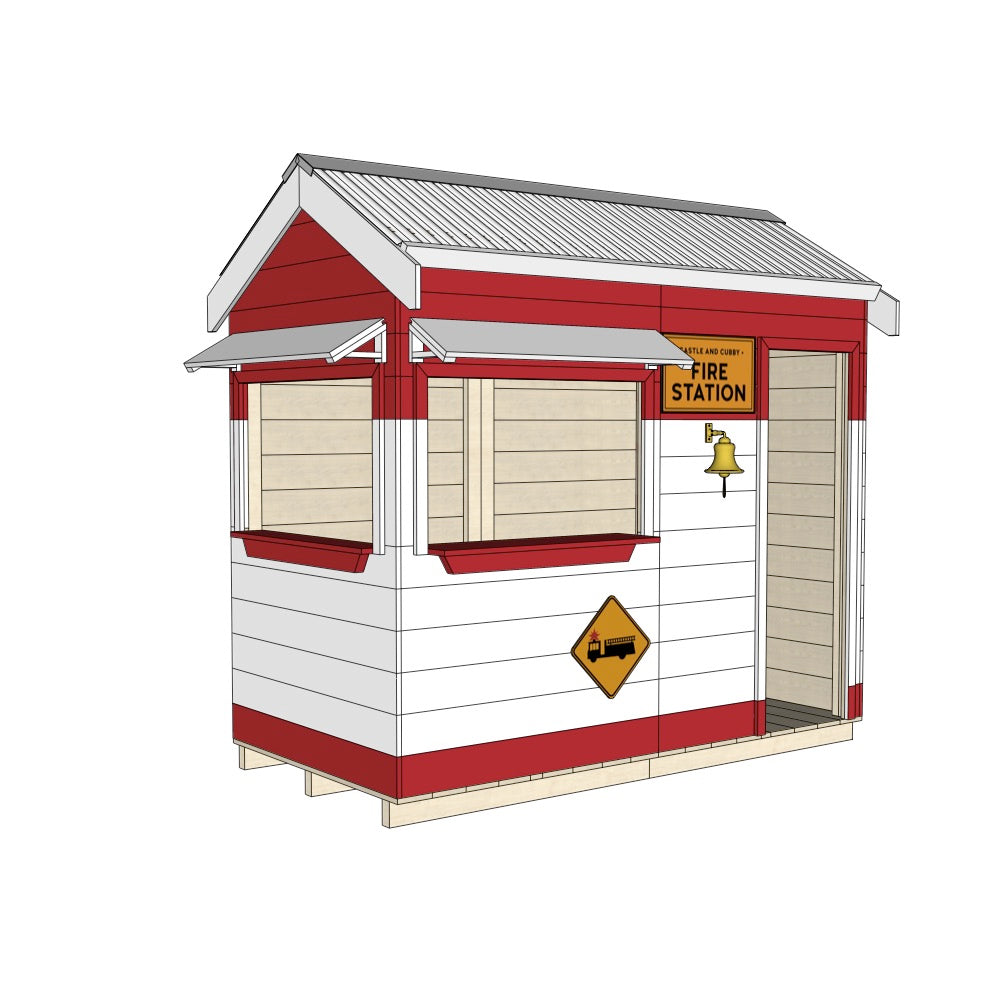 Fire Station Cubby House