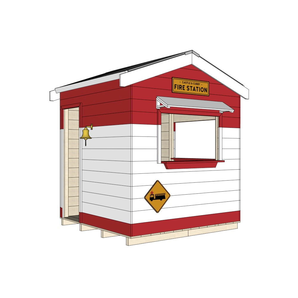 Fire Station Cubby House
