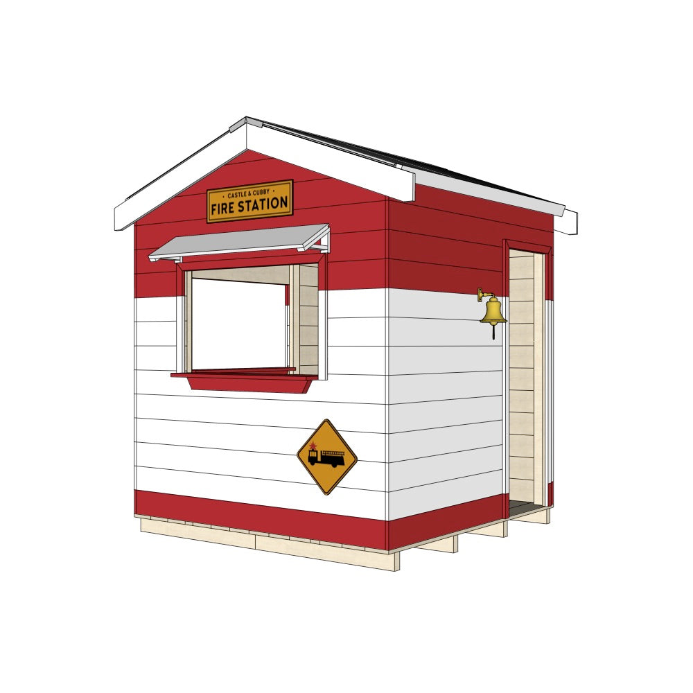 Fire Station Cubby House