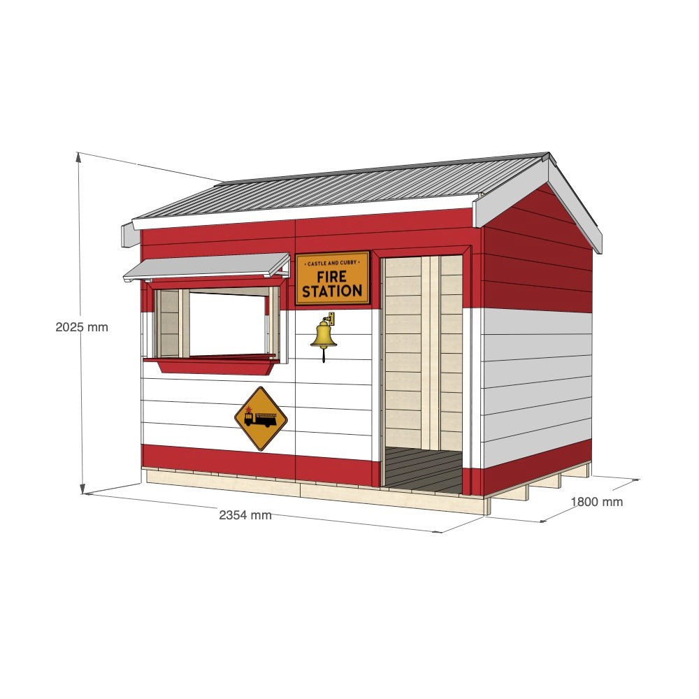 Fire Station Cubby House