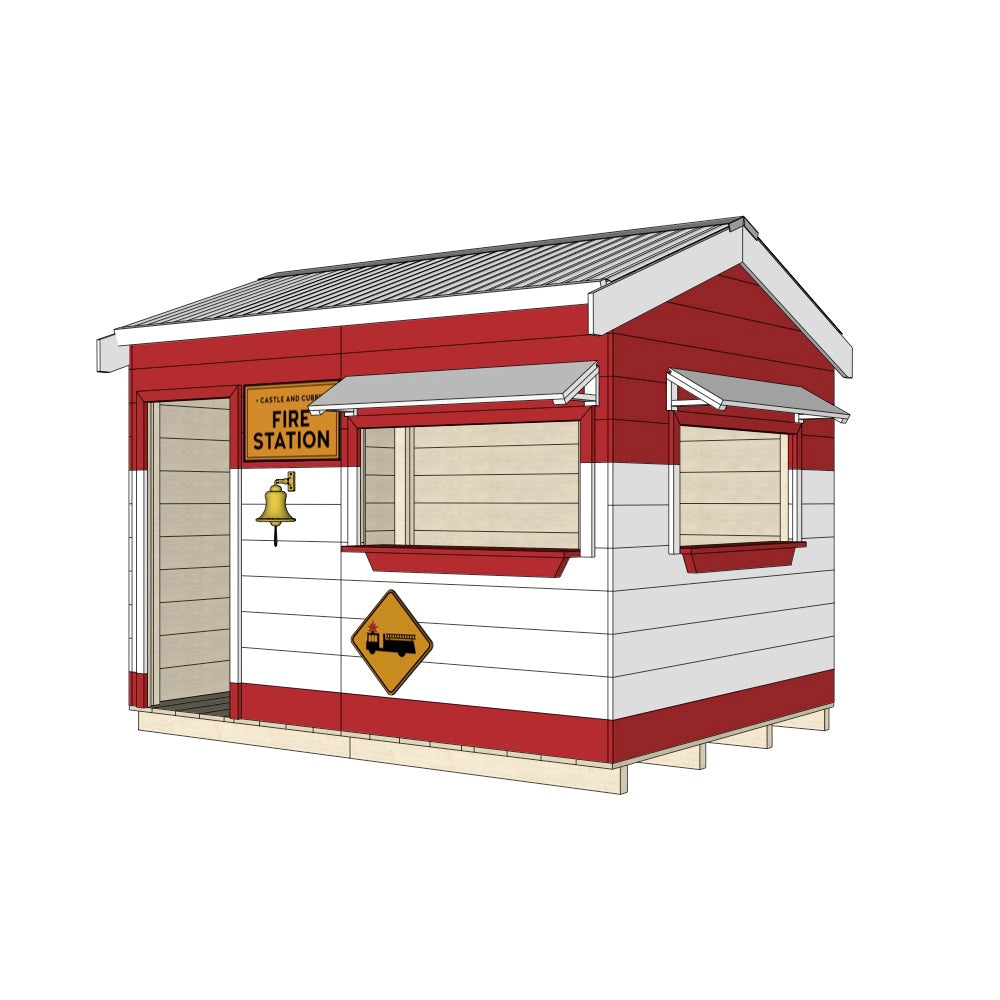 Fire Station Cubby House