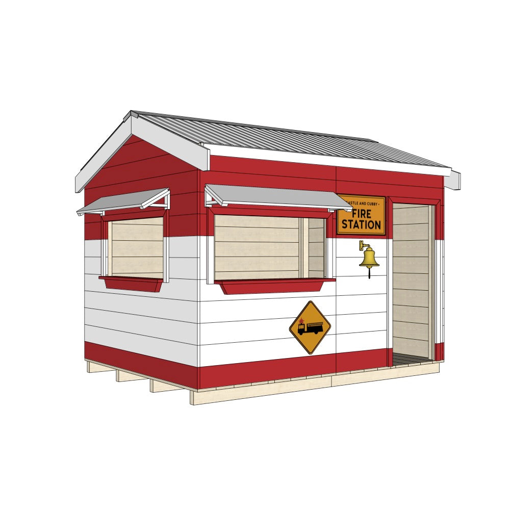 Fire Station Cubby House