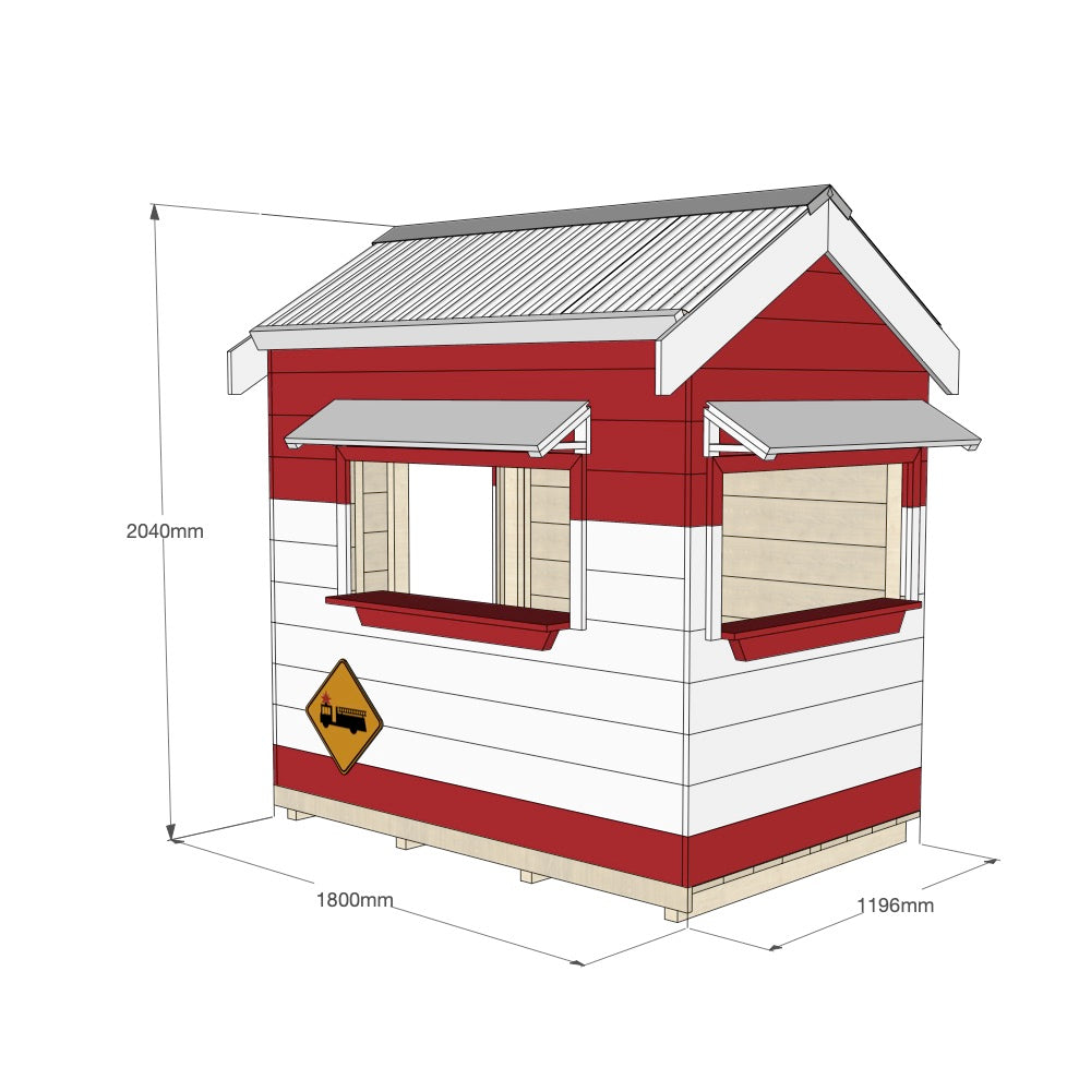 Fire Station Cubby House