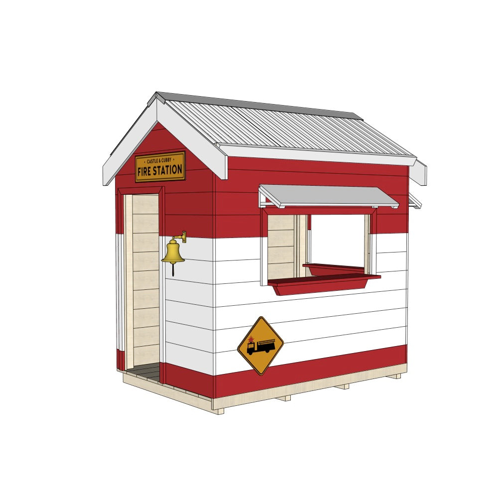 Fire Station Cubby House