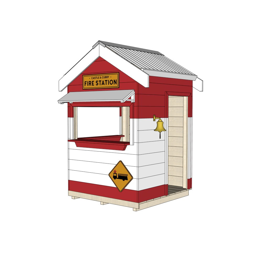 Fire Station Cubby House