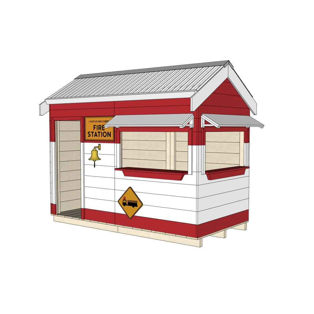 Fire Station Cubby House