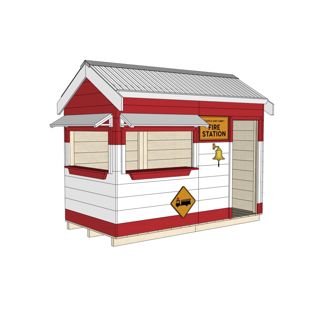 Fire Station Cubby House