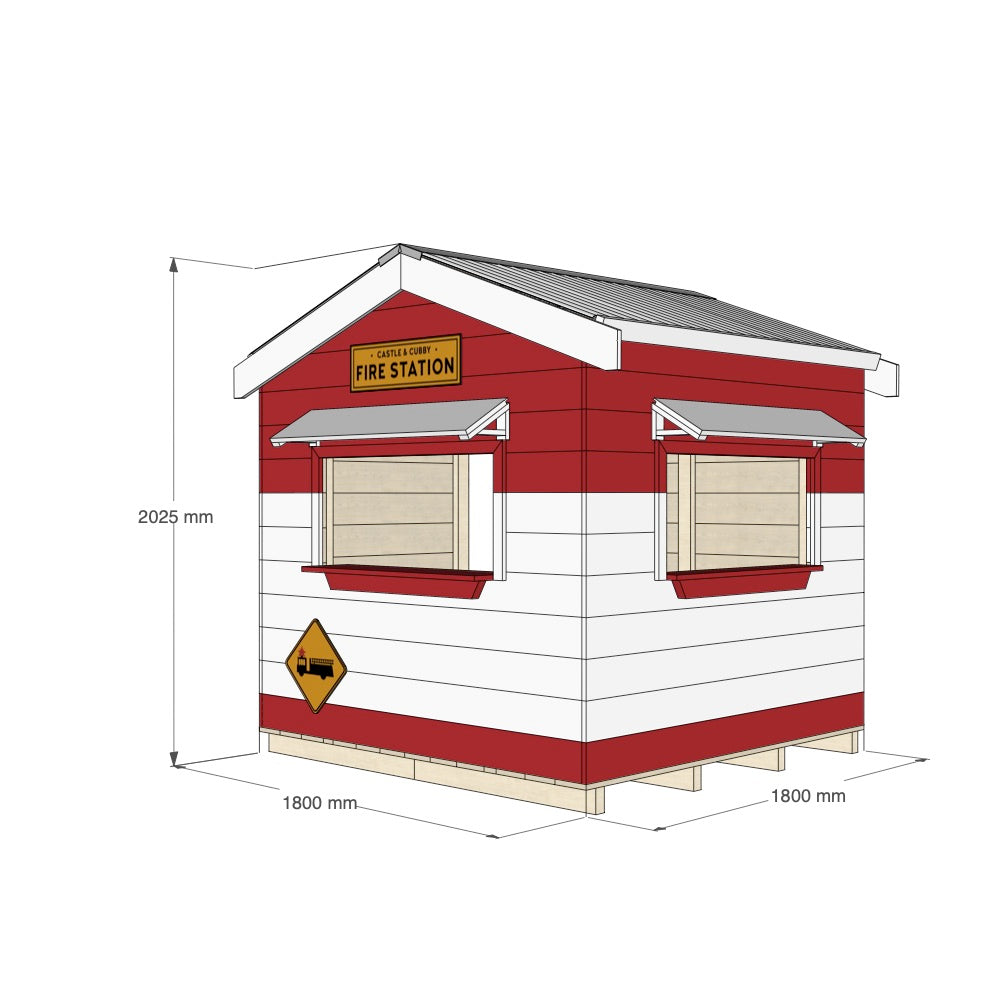 Fire Station Cubby House