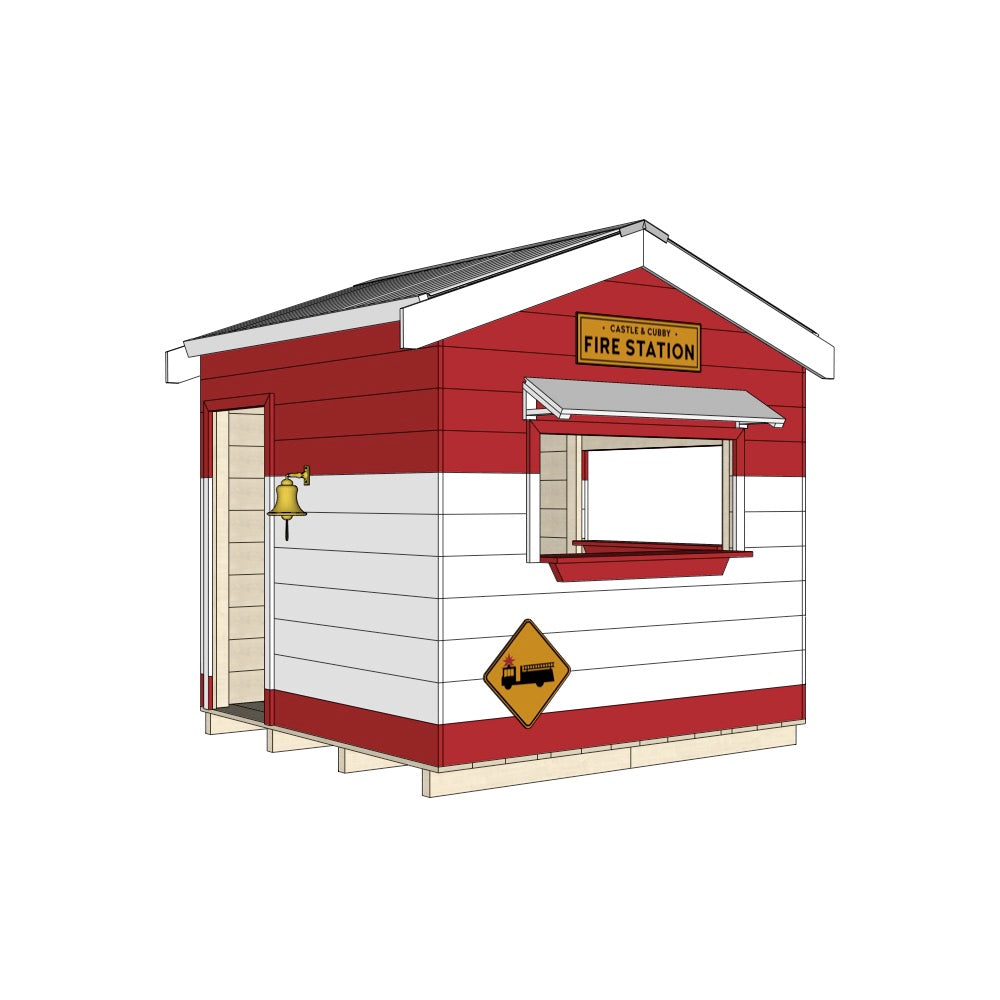 Fire Station Cubby House
