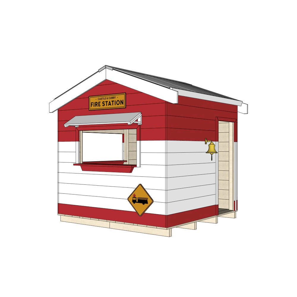 Fire Station Cubby House