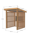Hut Cubby House - Open Front Style